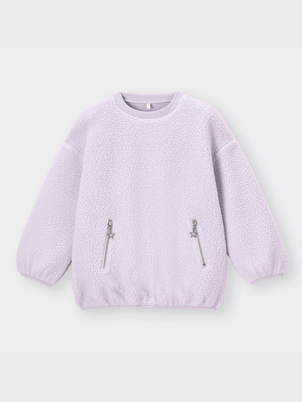 GIRLSボアオーバーサイズプルオーバー(長袖)