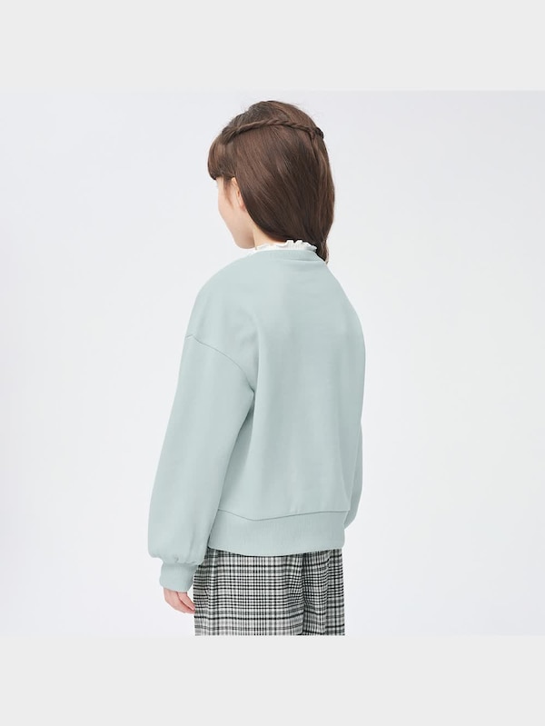 GIRLS裏起毛スウェットスパンコールプルオーバー(長袖)+E