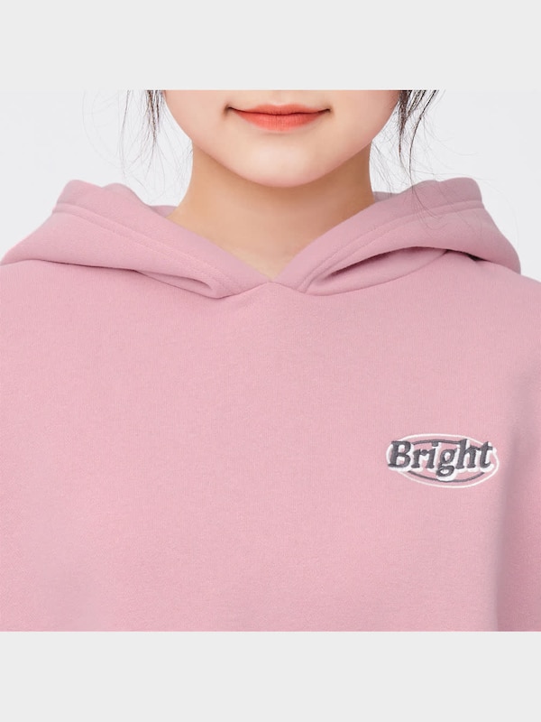 GIRLS裏起毛スウェットビッグプルパーカ(長袖)JR+E