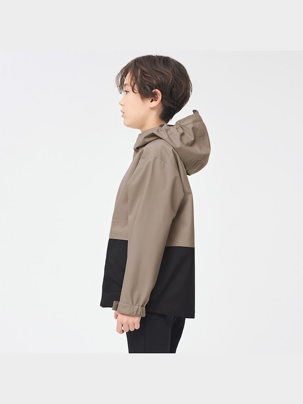 KIDS(男女兼用)マルチブロックマウンテンパーカGA+X