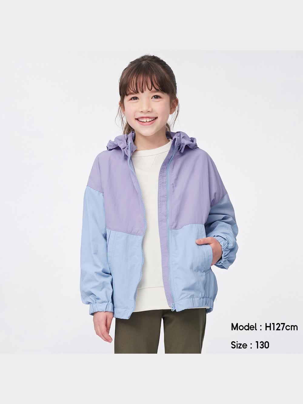 SPR_HKD 様 GU公式 | KIDS(男女兼用)マウンテンパーカ