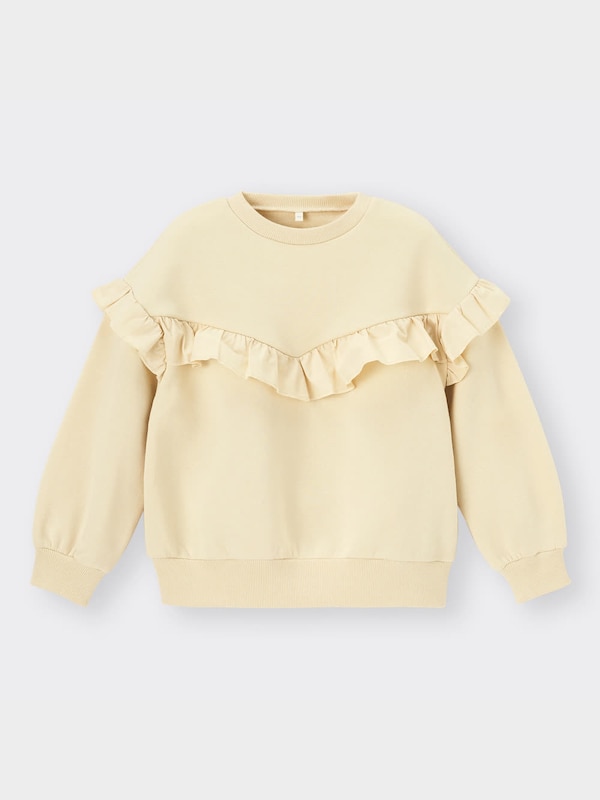 GIRLS裏起毛スウェットフリルプルオーバー(長袖)+E