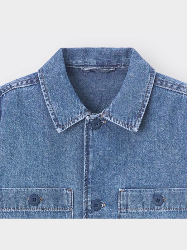 KIDS(男女兼用)ワークシャツ(長袖)+E