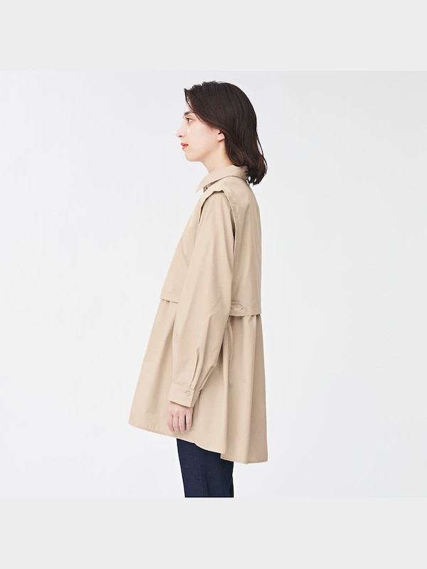 2wayレイヤードチュニックシャツ(長袖)