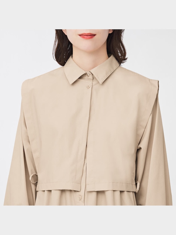 2wayレイヤードチュニックシャツ(長袖)