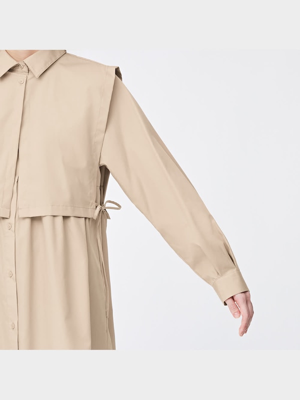 2wayレイヤードチュニックシャツ(長袖)