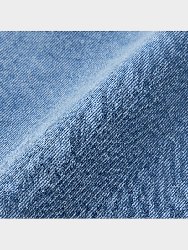 デニムクロップドシャツジャケット(長袖)