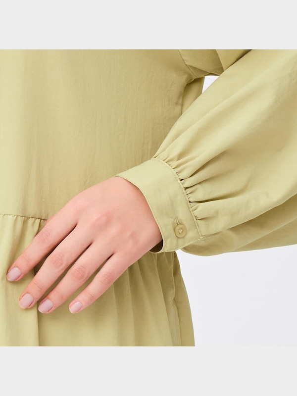 ティアードシャツワンピース(長袖)