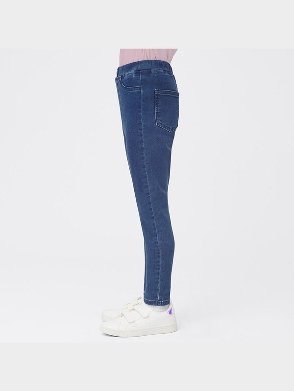 KIDS(男女兼用)エクストラストレッチデニムレギンスパンツ