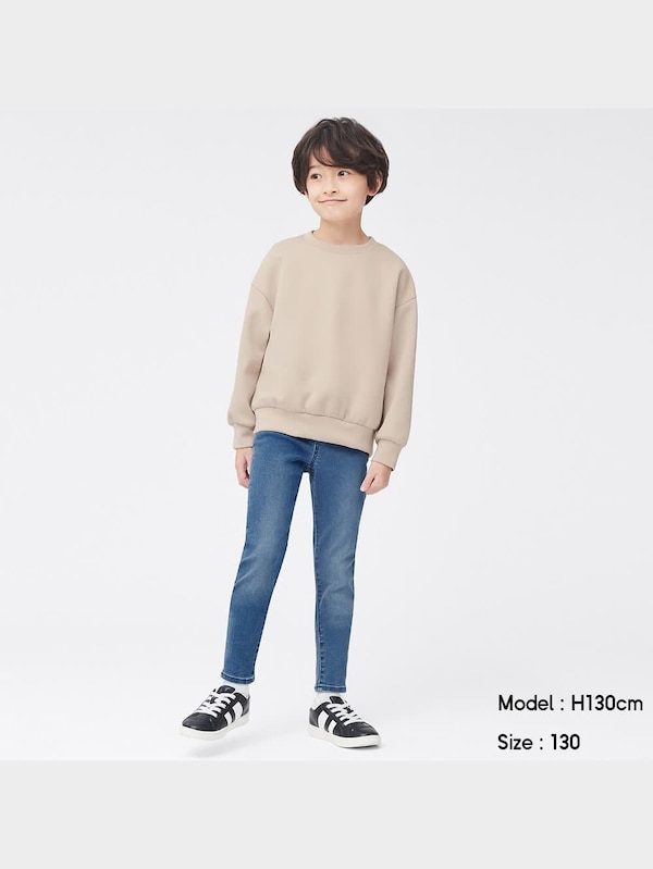 KIDS(男女兼用)エクストラストレッチデニムレギンスパンツ