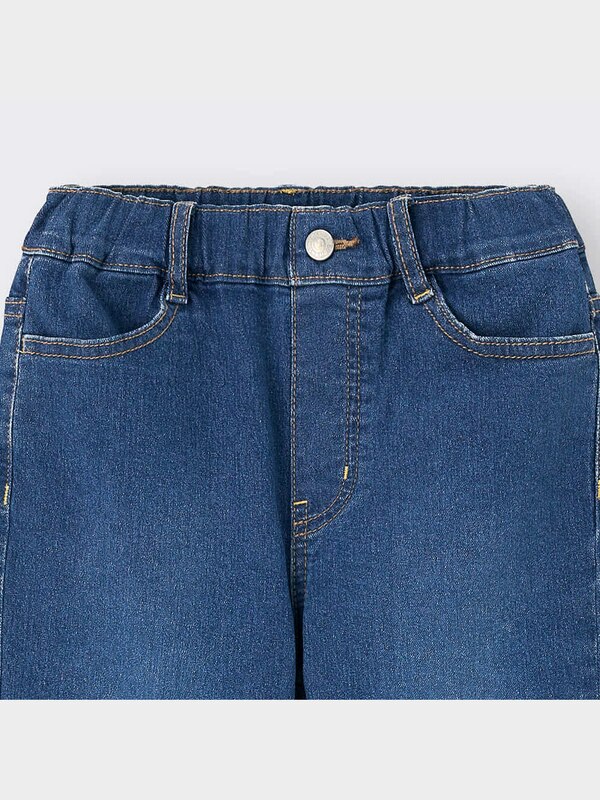 KIDS(男女兼用)ストレッチデニムストレートパンツ