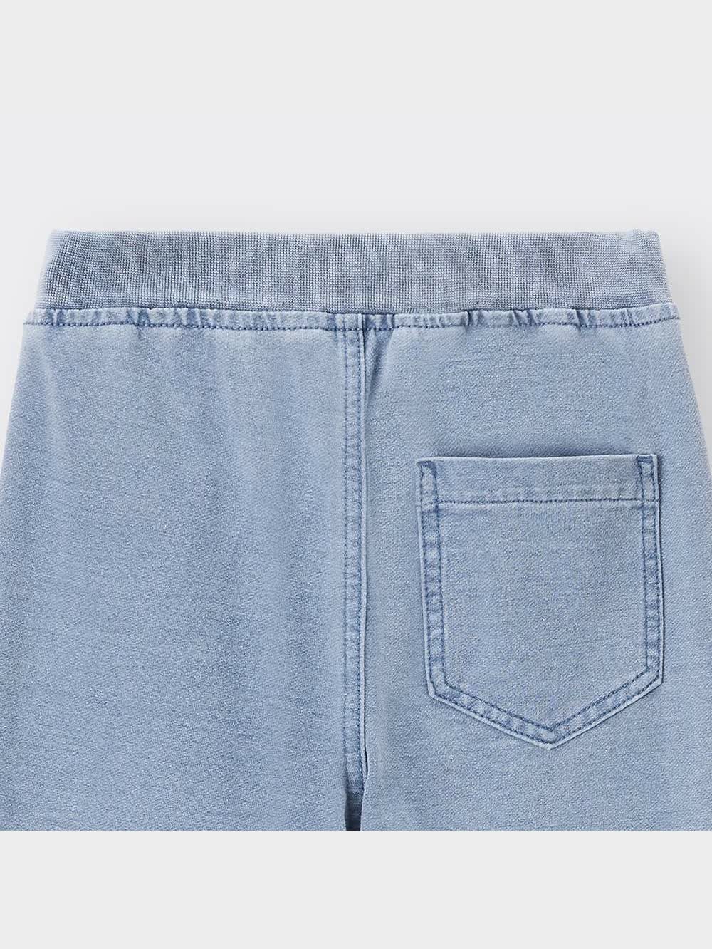 GU公式 | KIDS(男女兼用)インディゴカットソージョガーパンツ