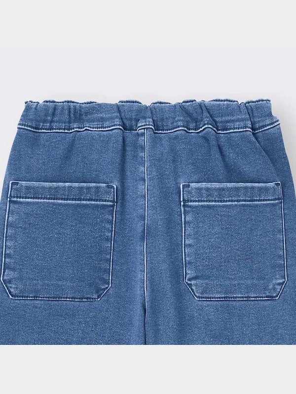 BOYS裏起毛デニムイージーベイカーパンツ+E