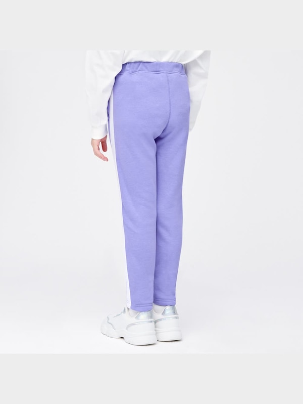 GIRLS裏起毛サイドラインレギンスパンツ