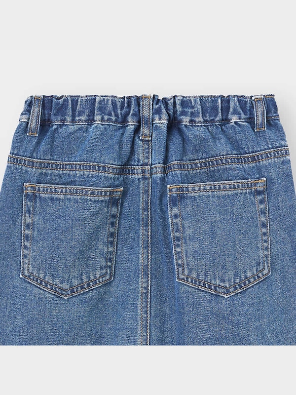 GIRLSデニムフロントボタンスカート