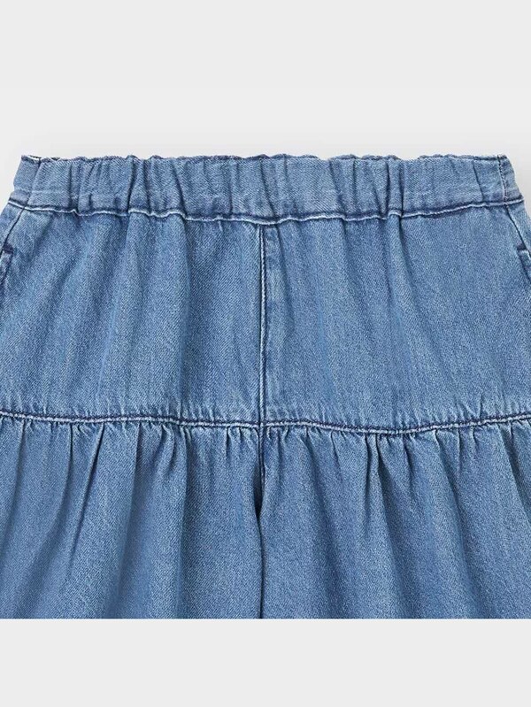 GIRLSデニムティアードキュロット