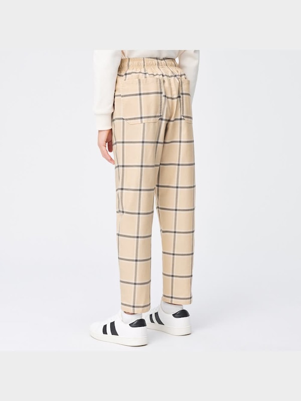 KIDS(男女兼用)チェックイージーパンツ