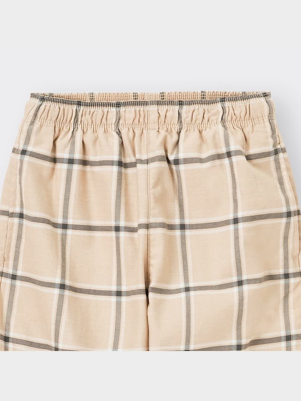 KIDS(男女兼用)チェックイージーパンツ