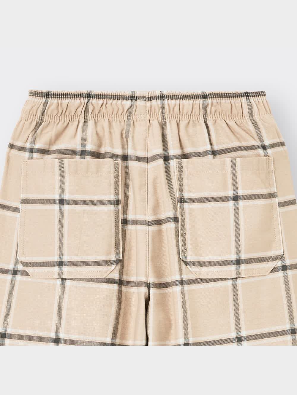 GU公式 | KIDS(男女兼用)チェックイージーパンツ