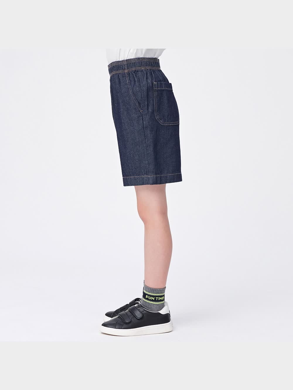 20センチKpopドールパンツ❗️つり付き茶デニム