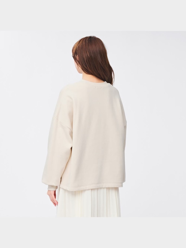 グラフィッククロップドスウェットプルオーバー(長袖)(ロゴ)