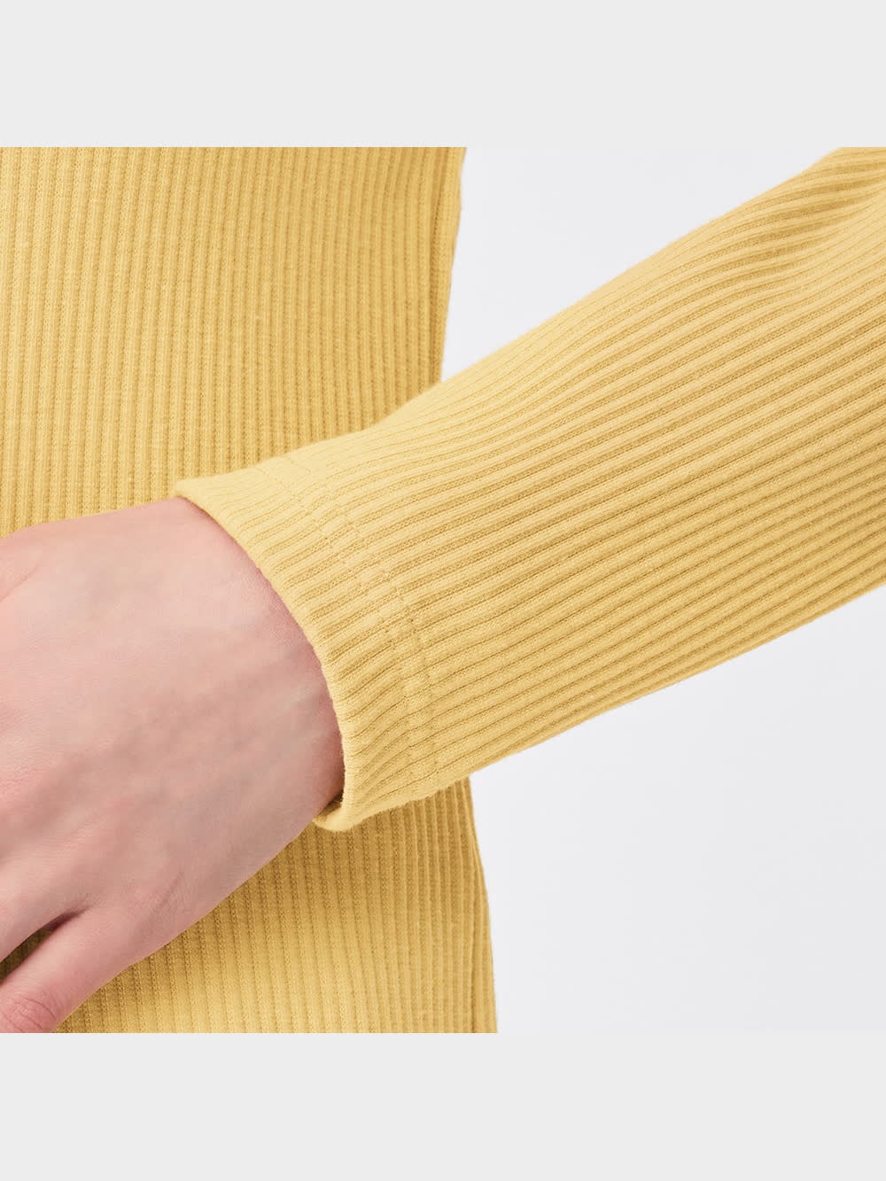 GU公式 | リブ2WAYボリュームスリーブT(長袖)