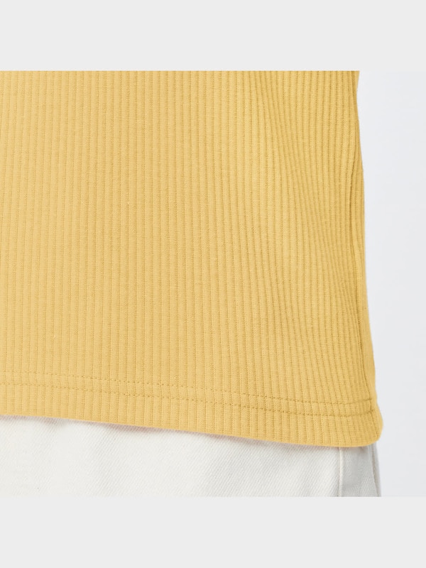 リブ2WAYボリュームスリーブT(長袖)