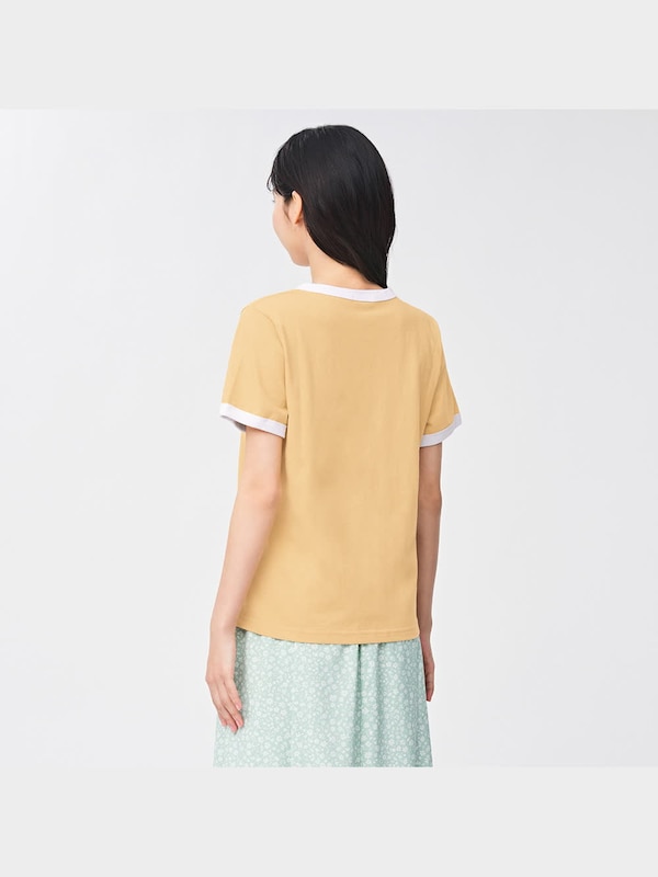 グラフィックリンガーT(半袖)(ロゴ)