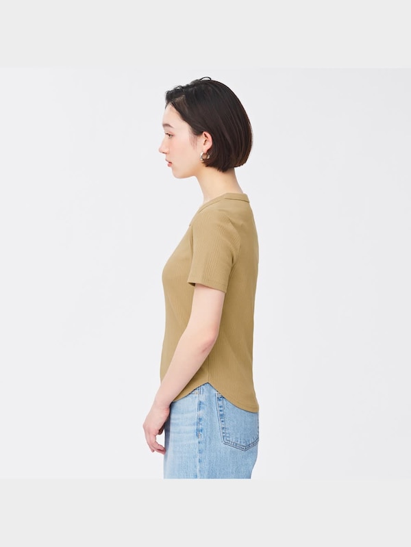 ランダムリブコンパクトT(半袖)