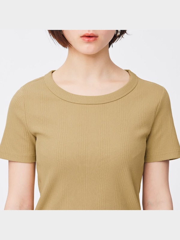 ランダムリブコンパクトT(半袖)