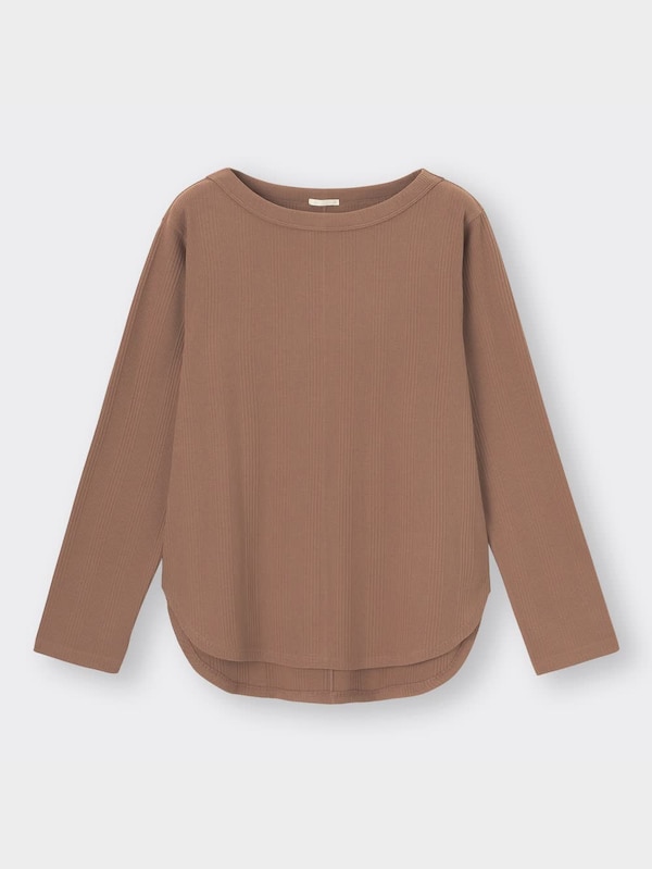 リブボートネックT(長袖)RS+X