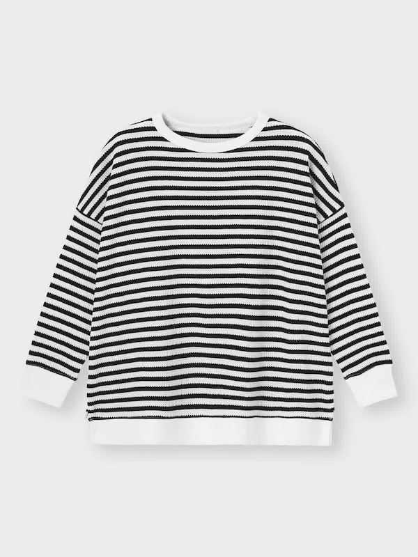 ワッフルポンチョT(長袖)(ボーダー)RS+X