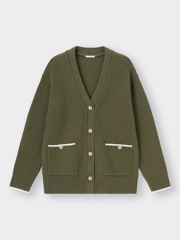 ダブルポケットカーディガン(長袖)RS+E