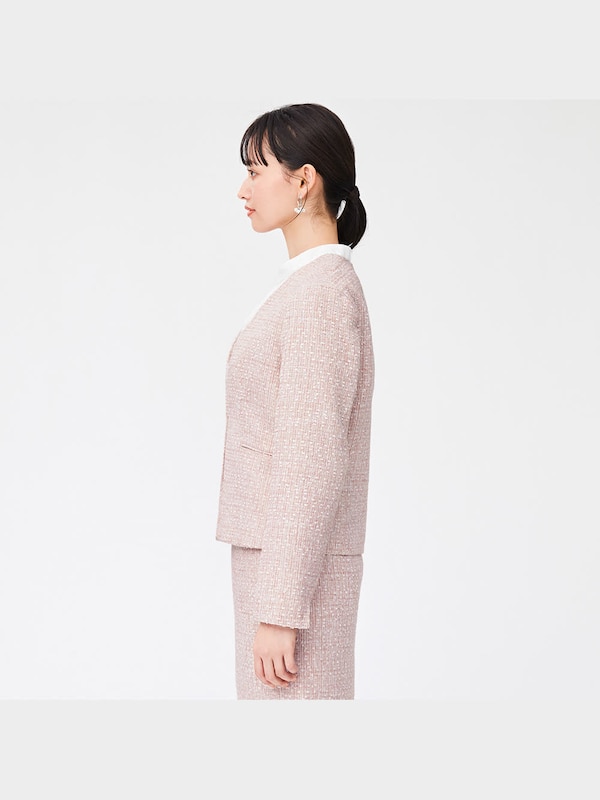 ツイーディノーカラージャケットZ+X(セットアップ可能)