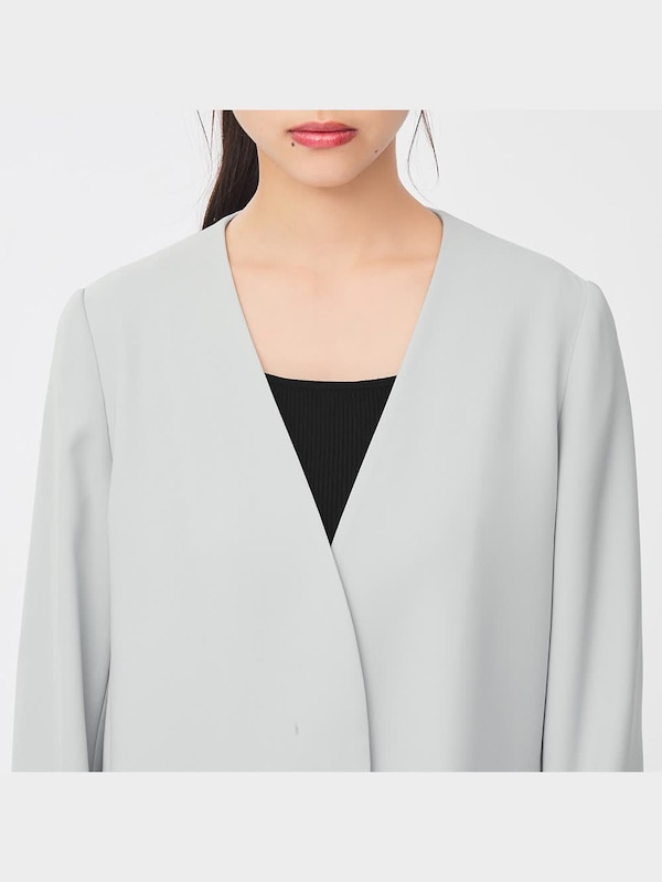 ソフトノーカラージャケットZ+E(セットアップ可能)