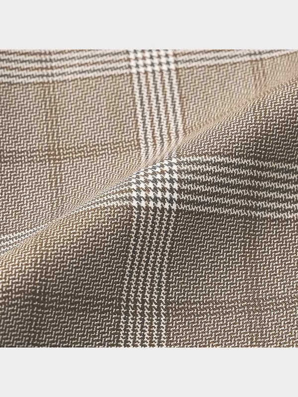 チェックノーカラージャケットRS+E