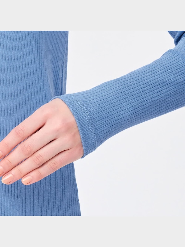 リブスクエアネックコンパクトT(長袖)Z