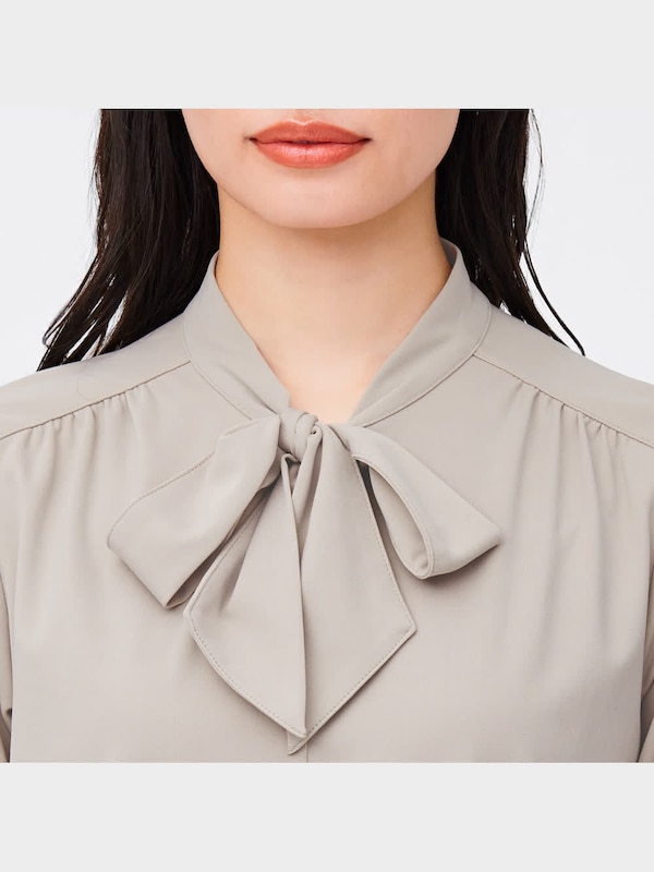 ボウタイトップス(長袖)Z+X