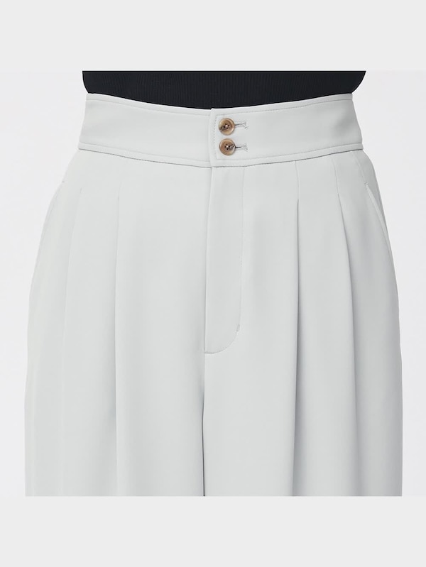 タックストレートパンツZ+X(セットアップ可能)