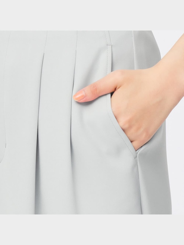 タックストレートパンツZ+X(セットアップ可能)