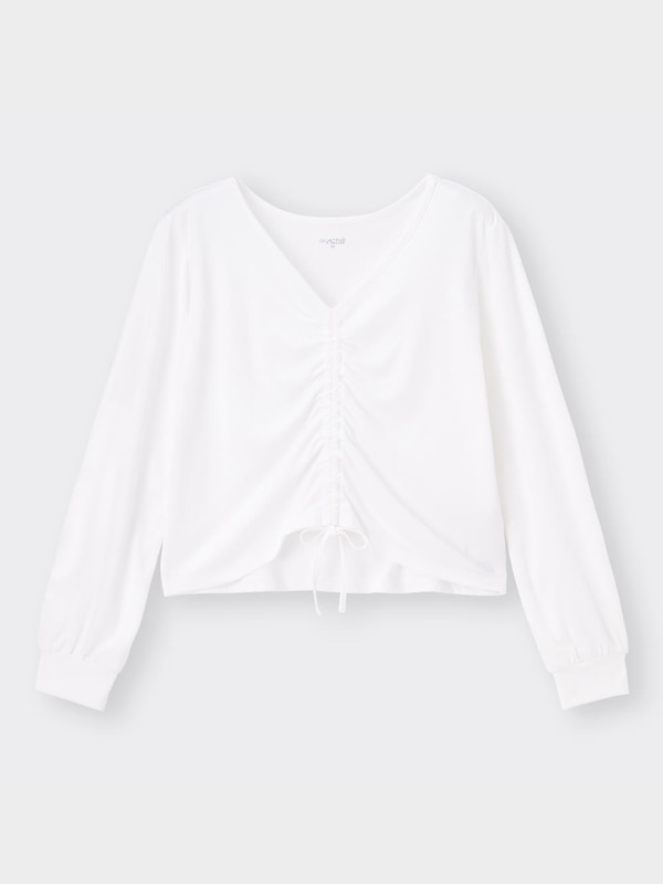 ドローストリングヨガT(長袖)GA+X