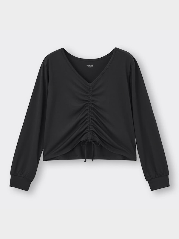 ドローストリングヨガT(長袖)GA+X