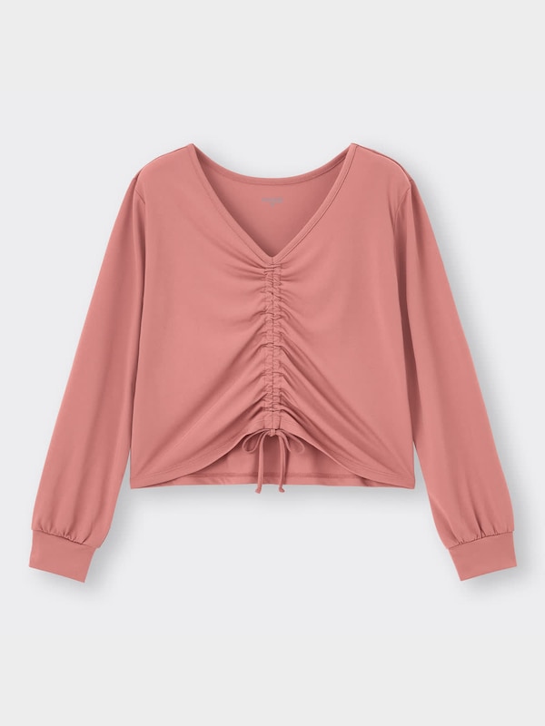 ドローストリングヨガT(長袖)GA+X