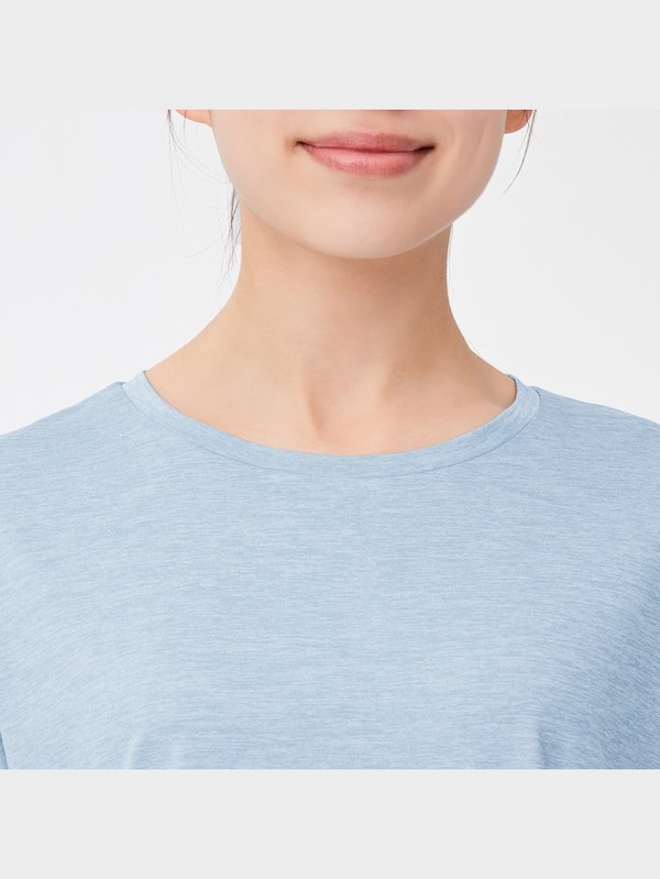 サイドメッシュヨガチュニック(半袖)GA+E