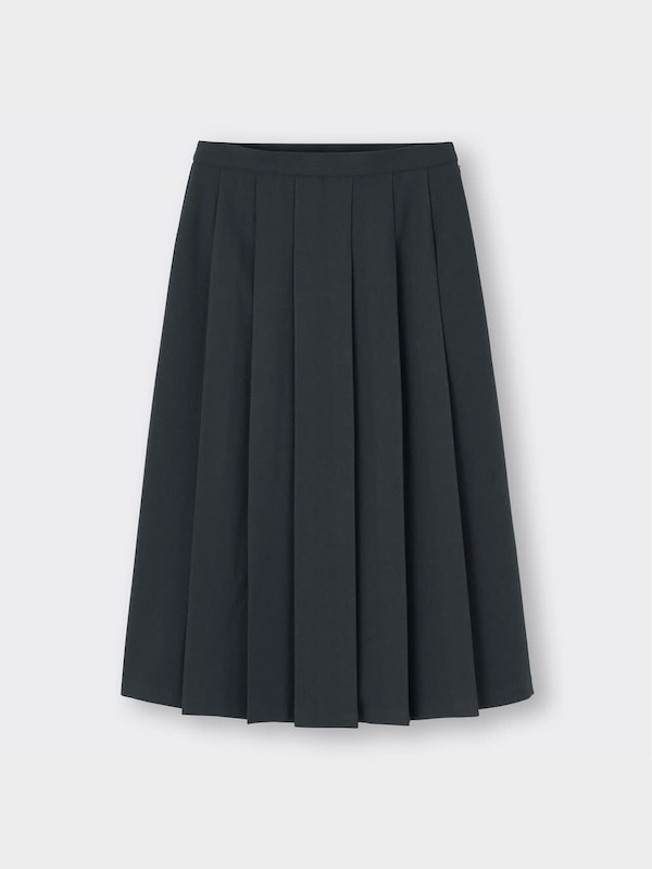 プリーツミディスカートYG+X