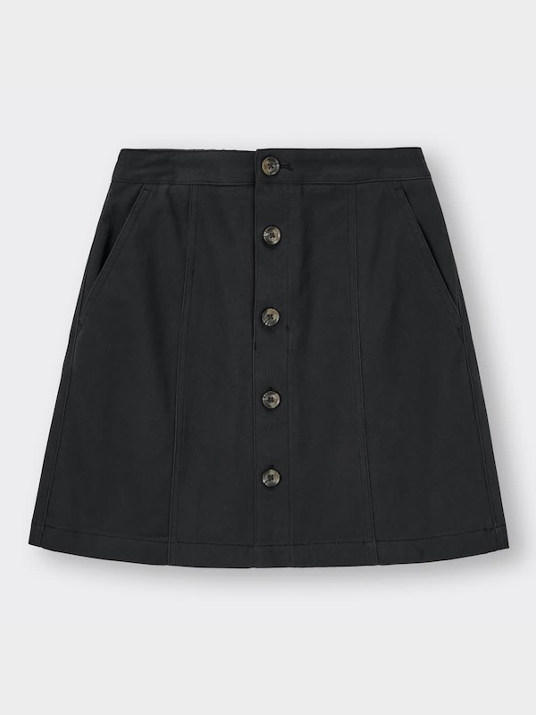 フロントボタンミニスカートYG+X