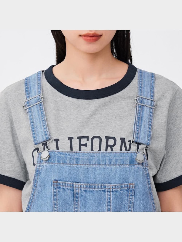 デニムサロペットショーツOSC+EC