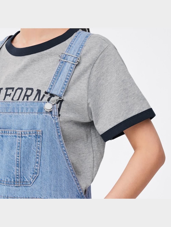 デニムサロペットショーツOSC+EC