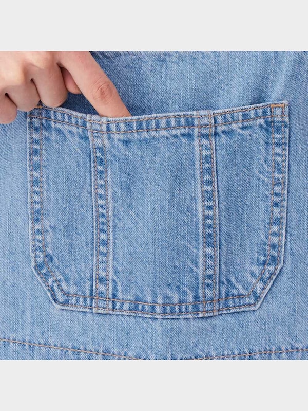 デニムサロペットショーツOSC+EC