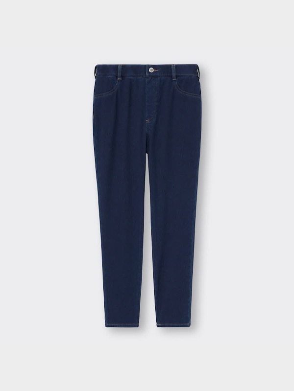 スーパーストレッチデニムクロップドレギンスパンツ